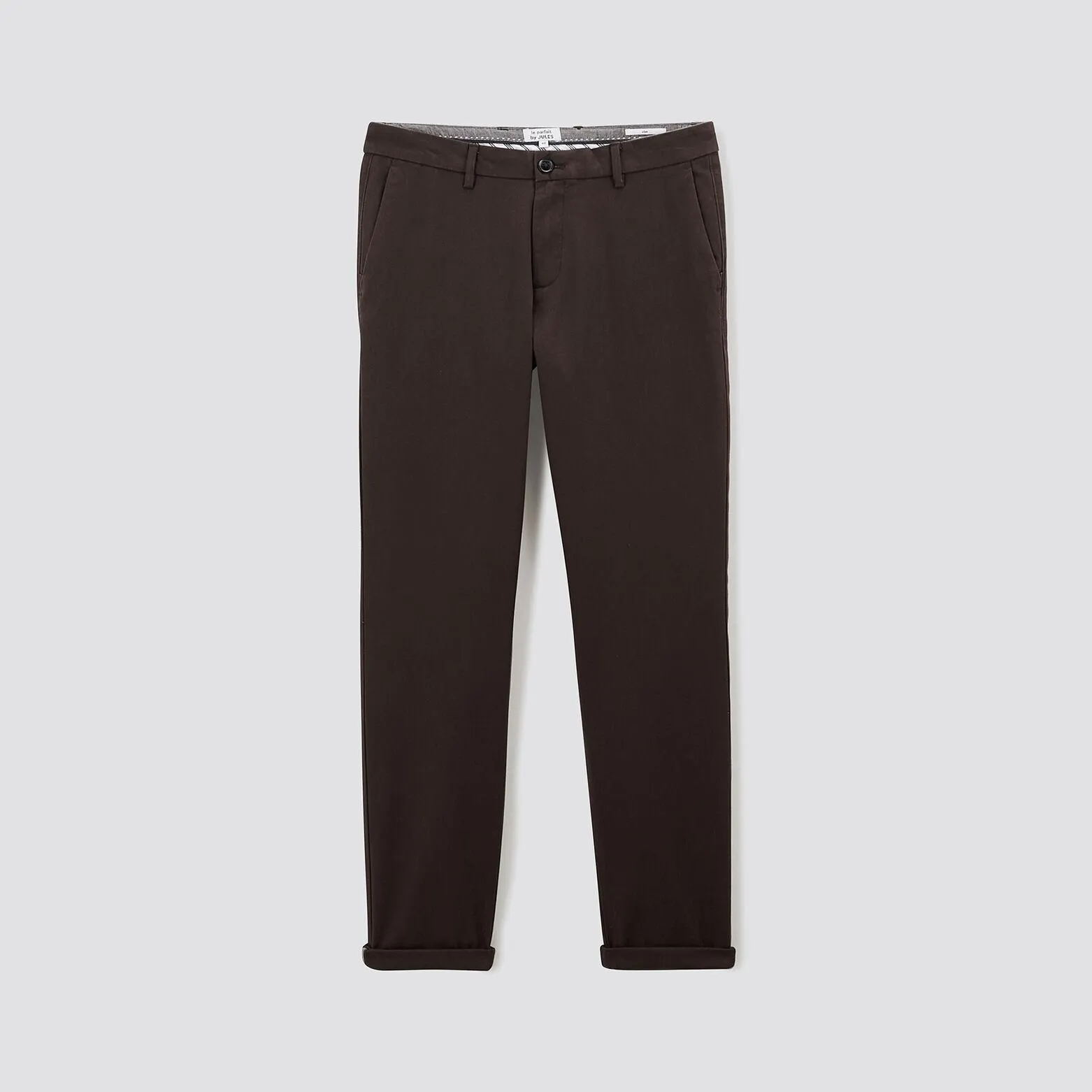 Pantalon chino slim urbain "le parfait by JULES" - Marron