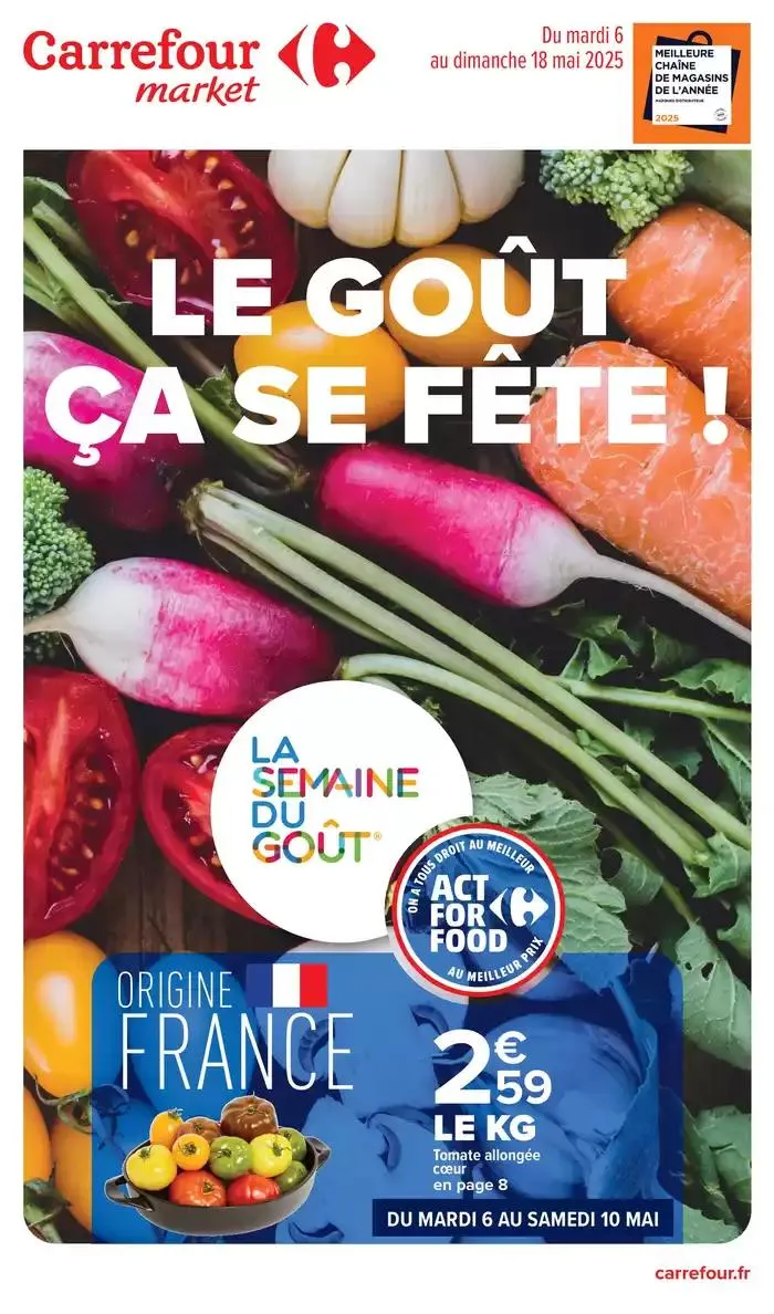 LE GOÛT ÇA SE FÊTE du 6 mai au 18 mai 2025 - Catalogue page 1
