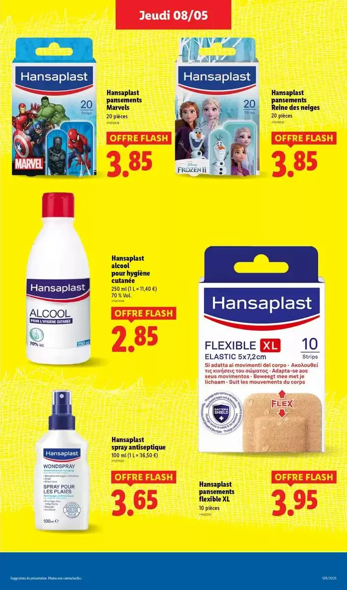 Profitez d'une baisse de prix dans les supermarchés Lidl sur vos produits du quotidien ! du 8 mai au 14 mai 2025 - Catalogue page 23