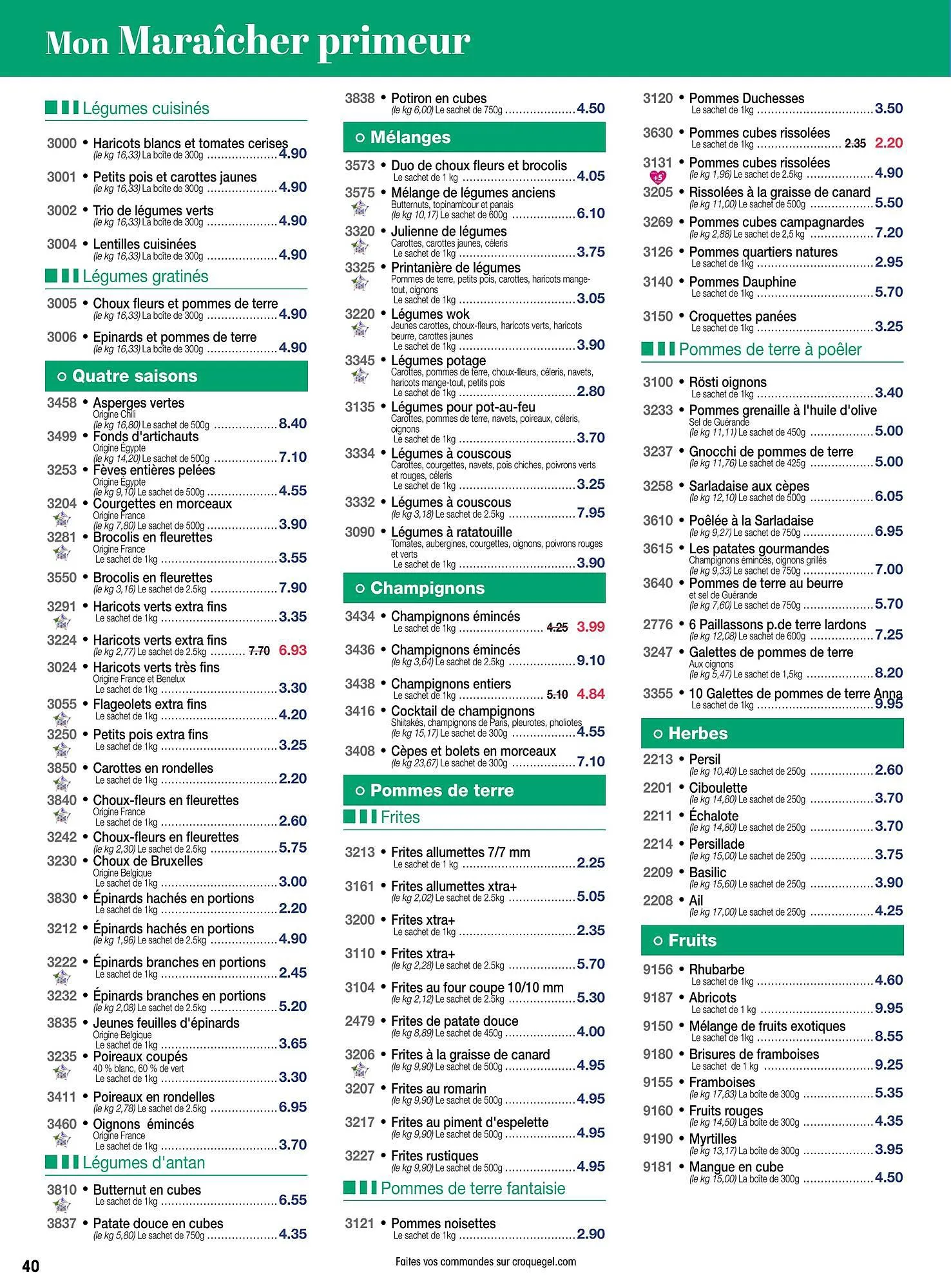 Catalogue Croque Gel du 29 mars au 5 mai 2024 - Catalogue page 40