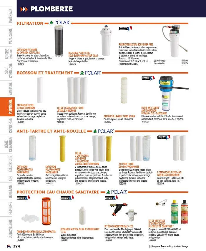 Guide produits 2024 du 15 mars au 31 décembre 2024 - Catalogue page 394