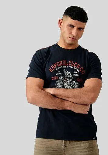 T-shirt noir homme 100% coton