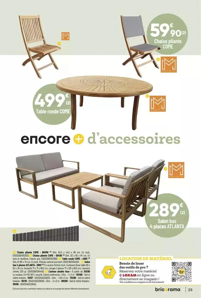 Prix coutant du 3 avril au 27 avril 2025 - Catalogue page 23