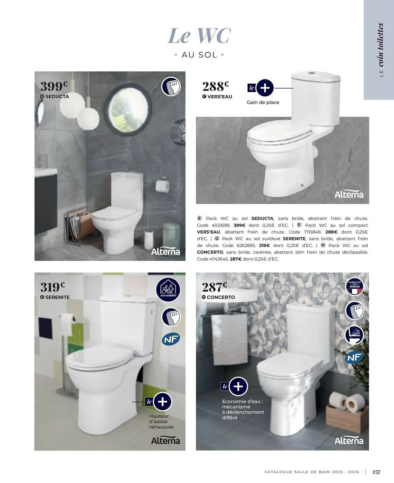 Catalogue Cedeo du 3 juin au 31 décembre 2025 - Catalogue page 257