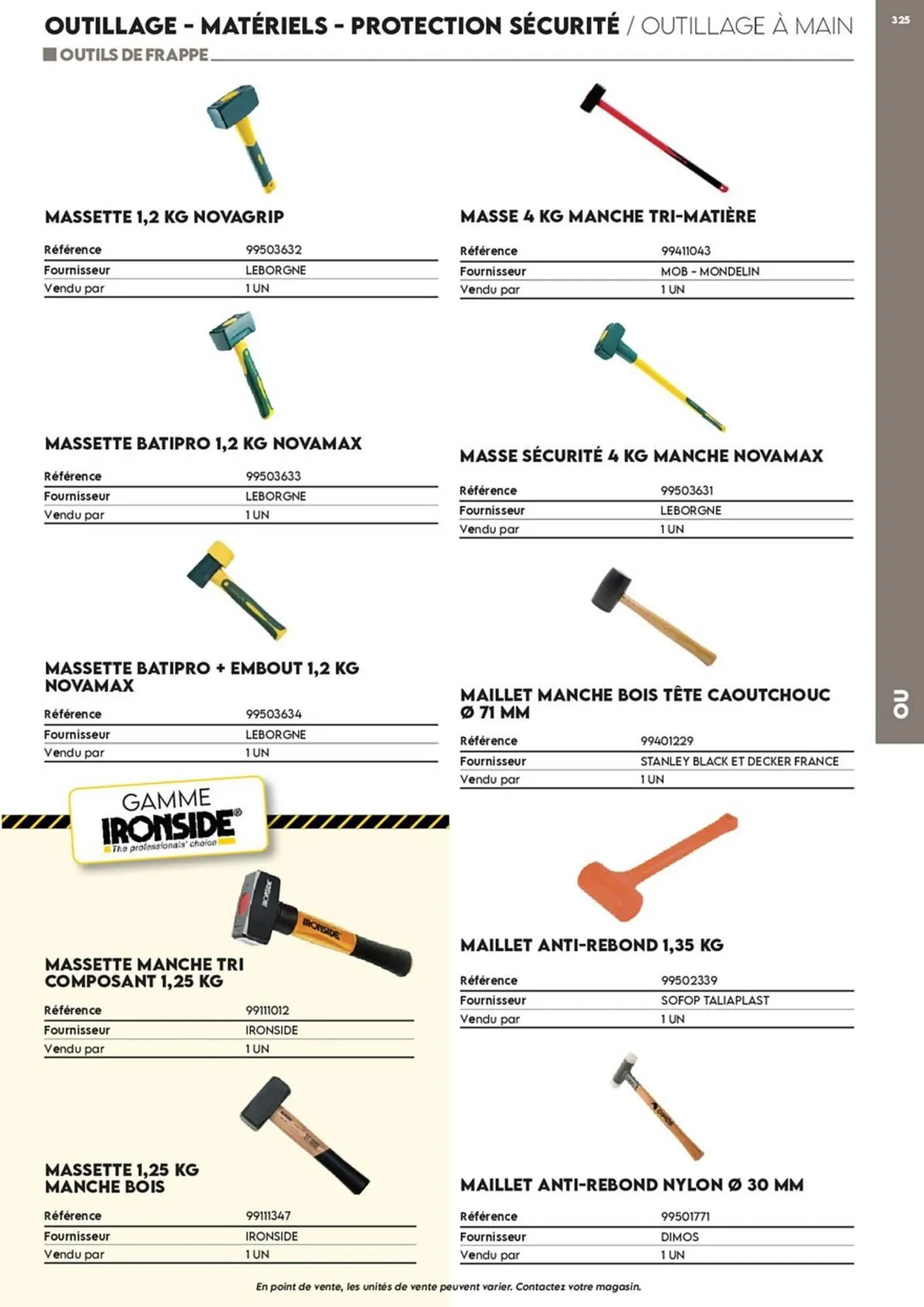 Catalogue Tout faire matériaux du 17 décembre au 30 décembre 2025 - Catalogue page 250