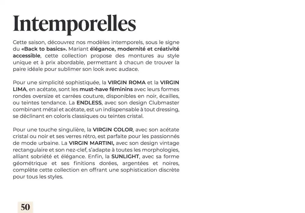 Lookbook Solaires 2025 du 19 février au 31 décembre 2025 - Catalogue page 49