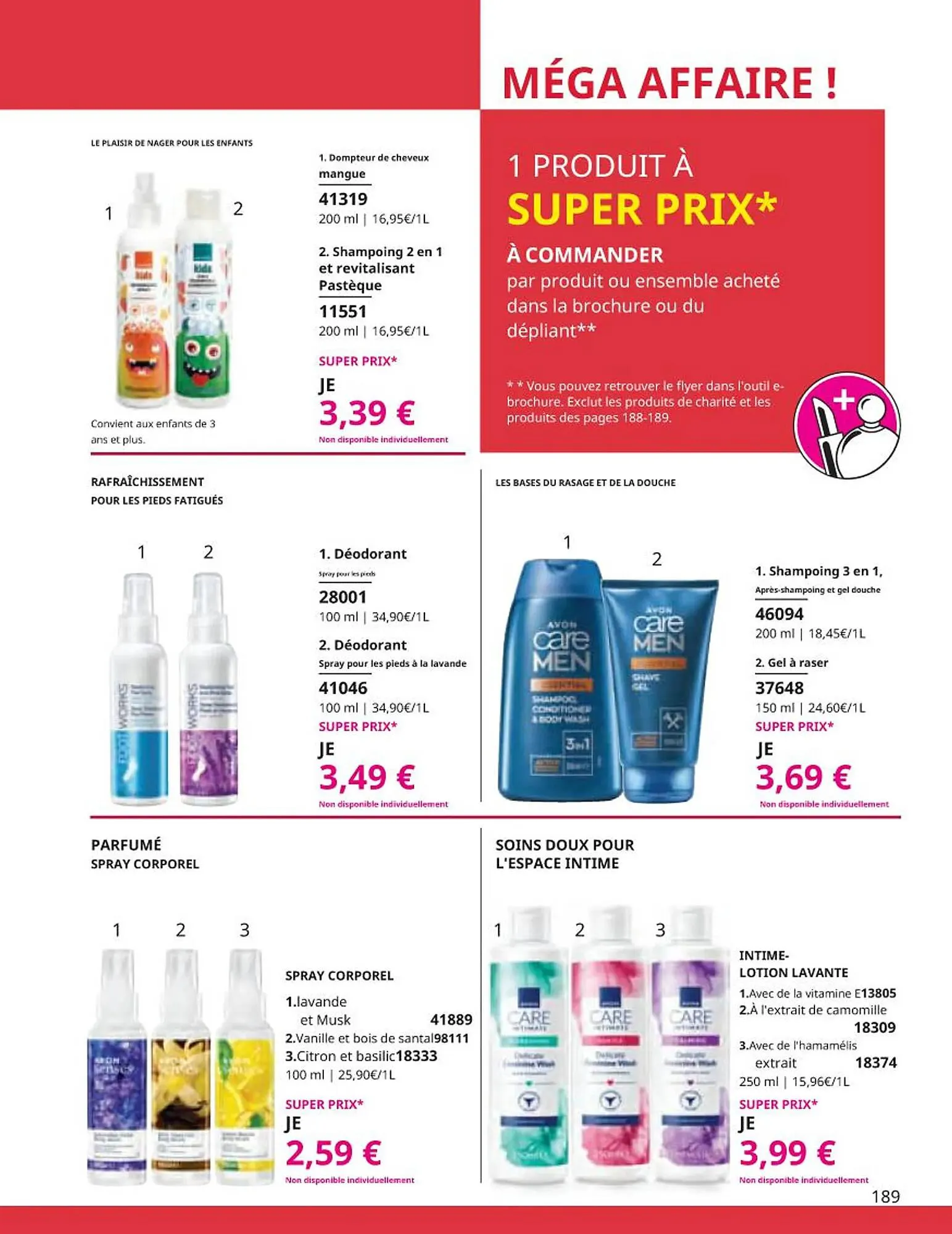 Catalogue AVON du 1 avril au 30 avril 2025 - Catalogue page 189