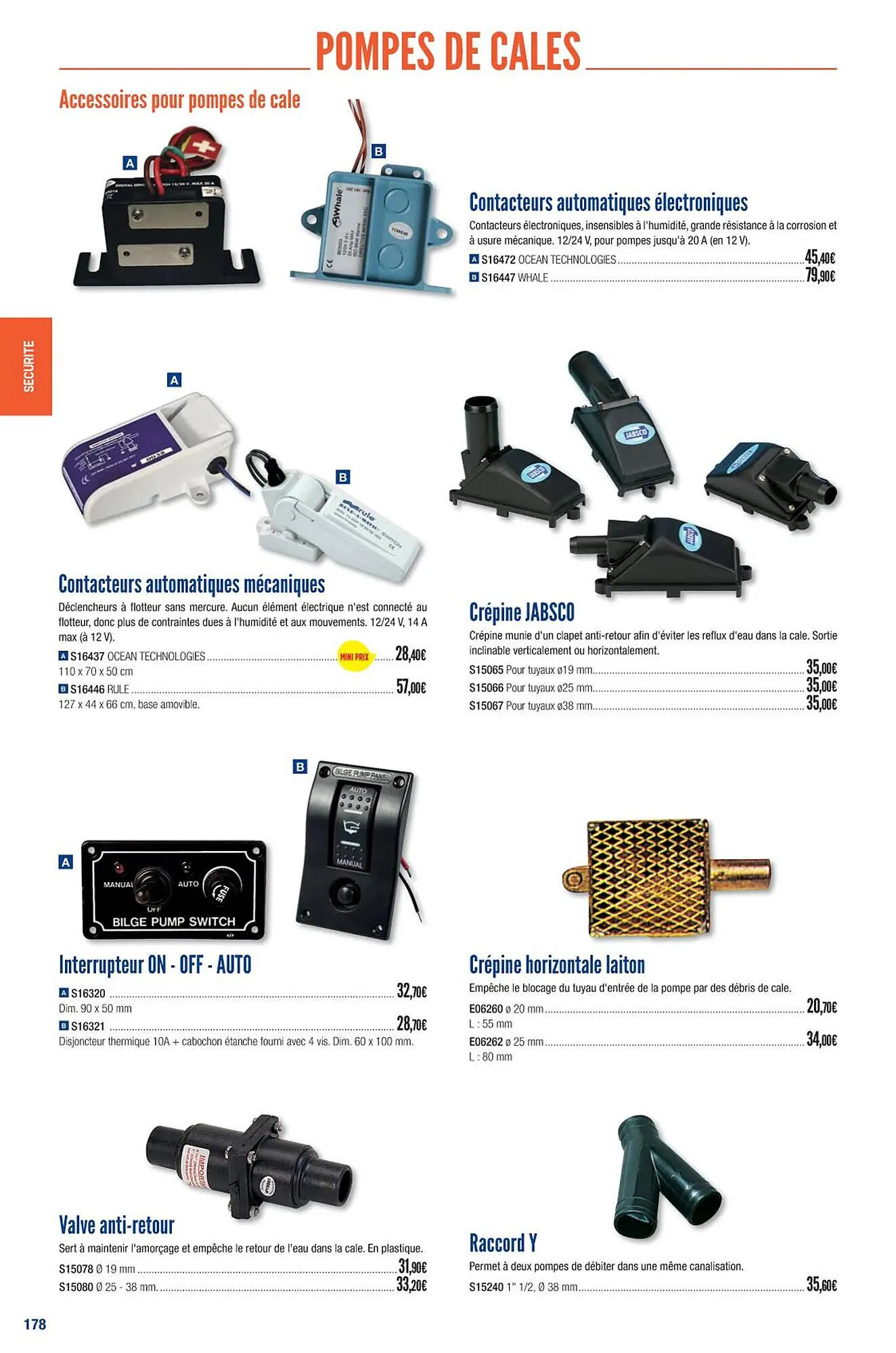 Catalogue Accastillage Diffusion du 1 mars au 31 décembre 2023 - Catalogue page 180