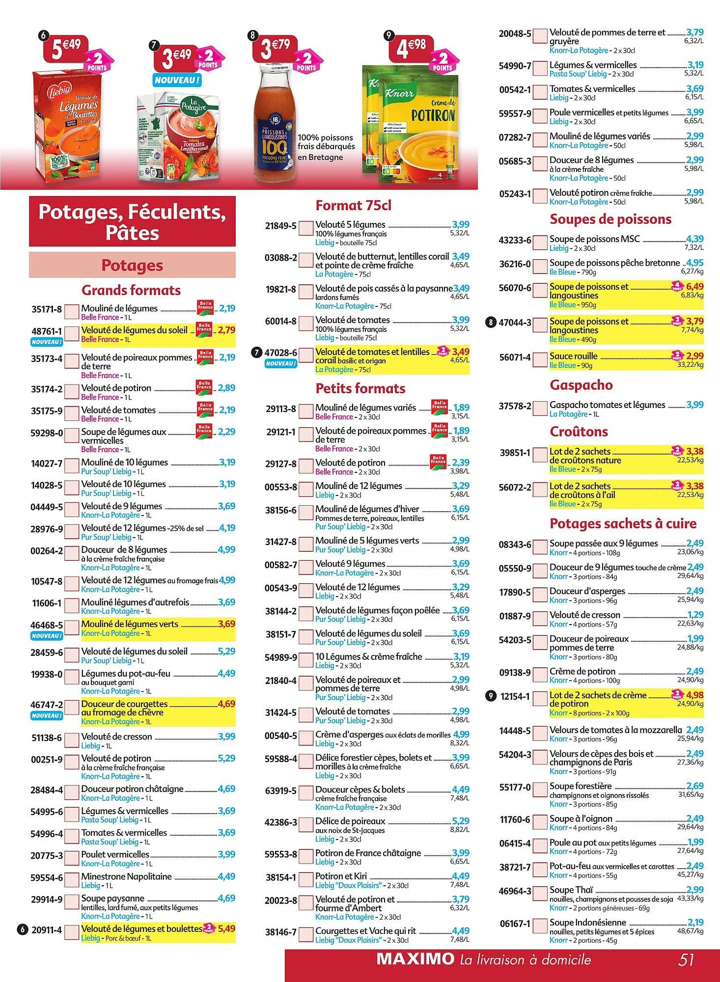 Catalogue Maximo du 30 septembre au 31 octobre 2025 - Catalogue page 51