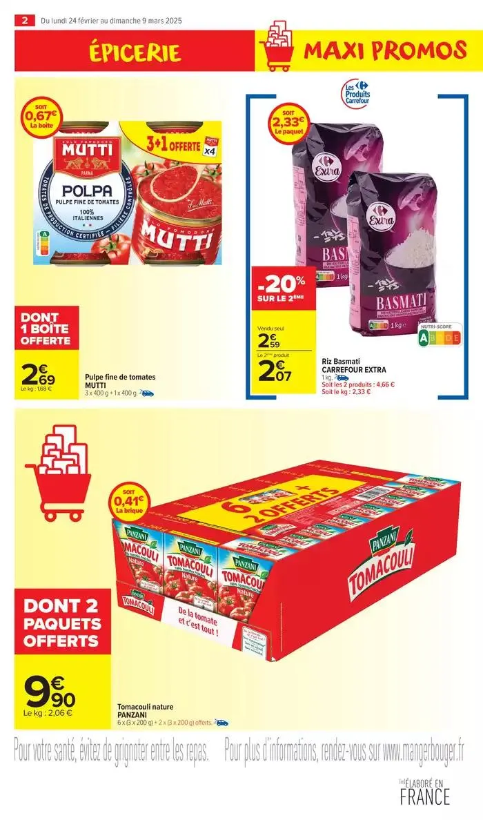MAXI PROMO MINI PRIX du 24 février au 9 mars 2025 - Catalogue page 4
