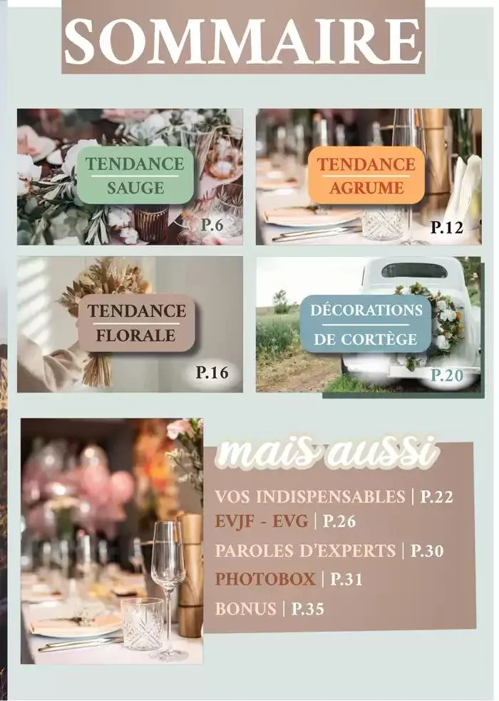 Magazine Mariage 2025 du 10 mars au 30 juin 2025 - Catalogue page 3