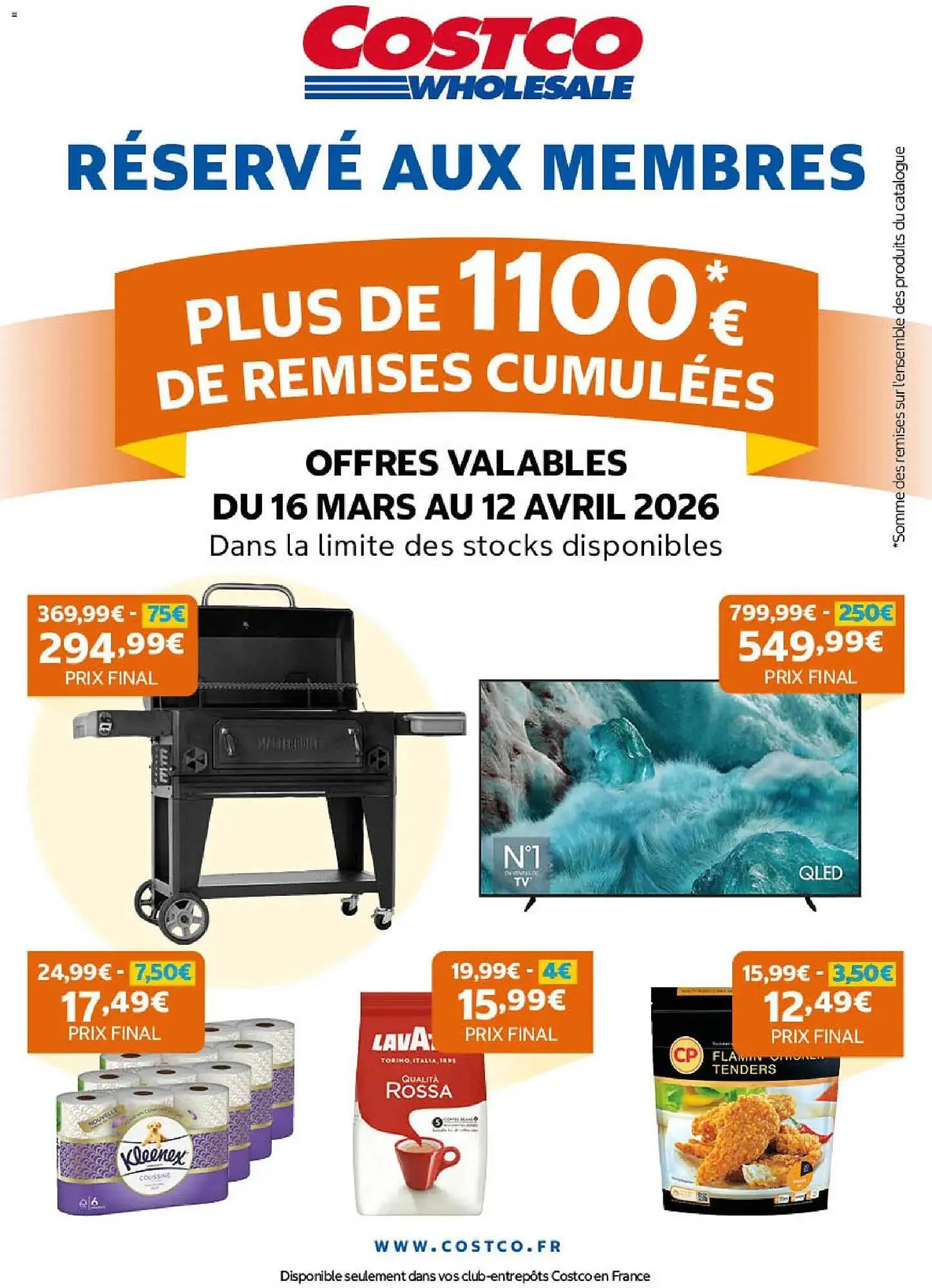 Catalogue Costco du 16 mars au 12 avril 2026 - Catalogue page 1