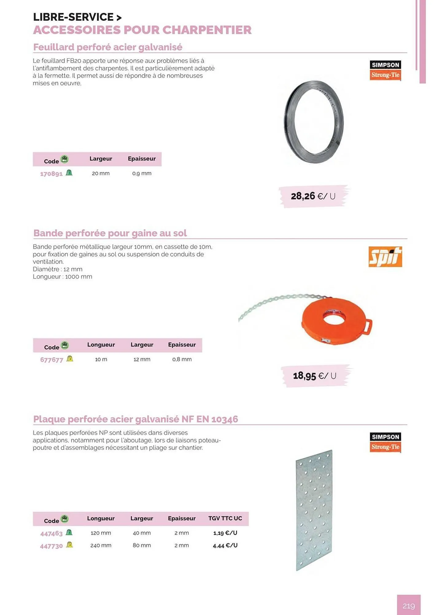 Catalogue Samse du 30 avril au 31 décembre 2026 - Catalogue page 219