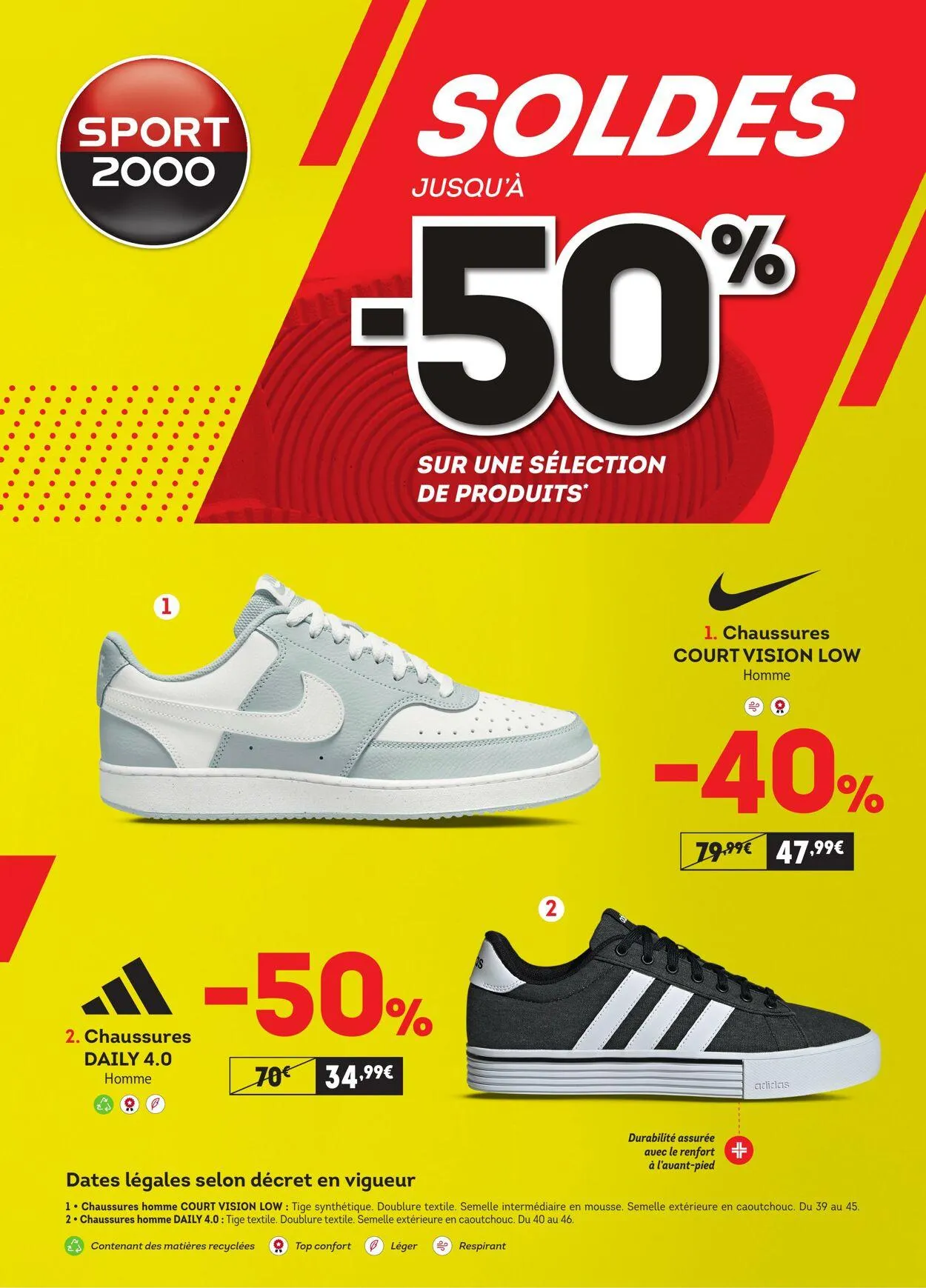 Sport 2000 du 24 juin au 22 juillet 2025 - Catalogue page 1