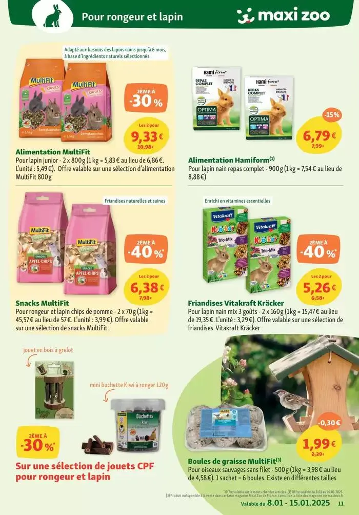 Maxi Promos pour bien débuter l'année du 6 janvier au 15 janvier 2025 - Catalogue page 11