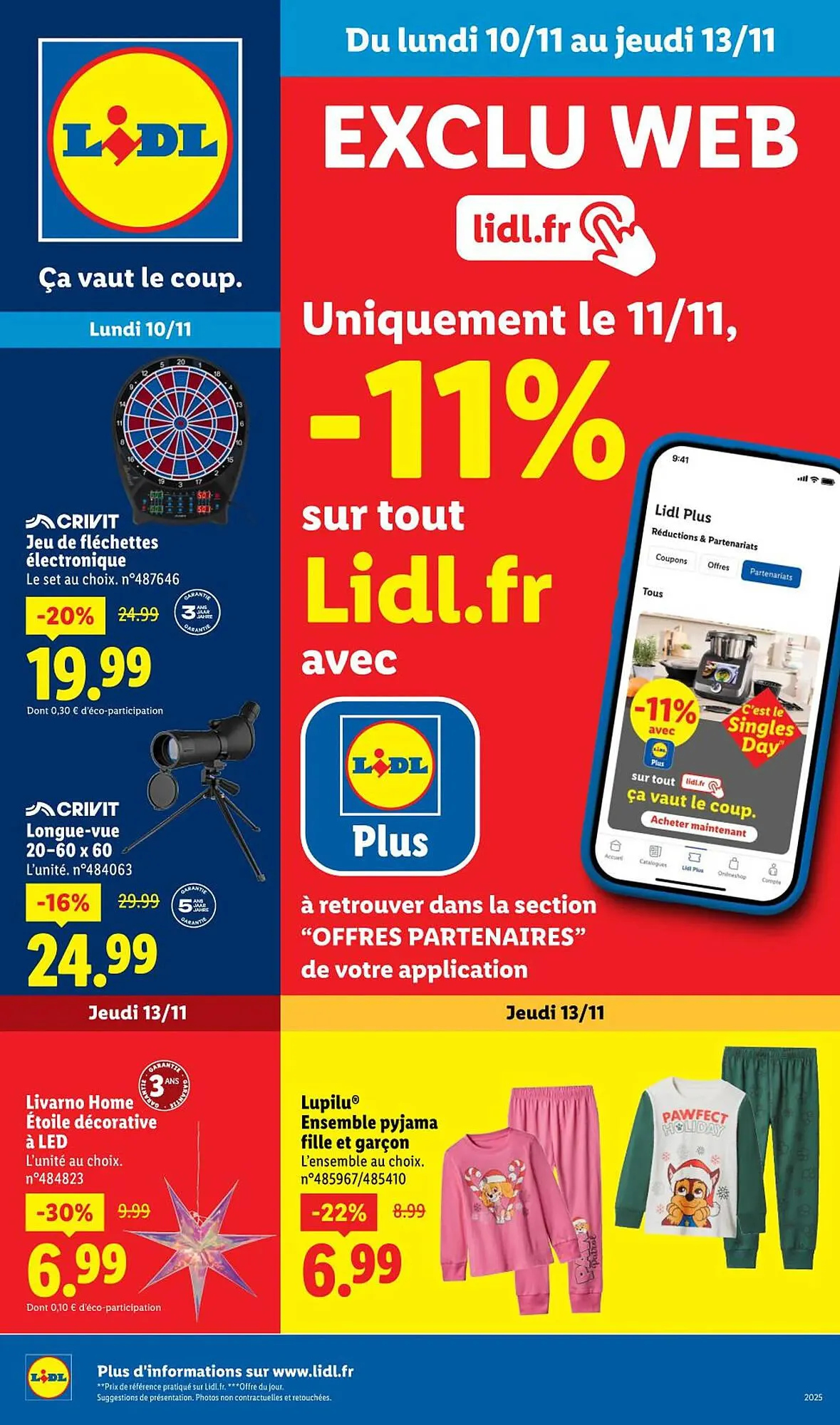 Catalogue Lidl du 10 novembre au 13 novembre 2025 - Catalogue page 1