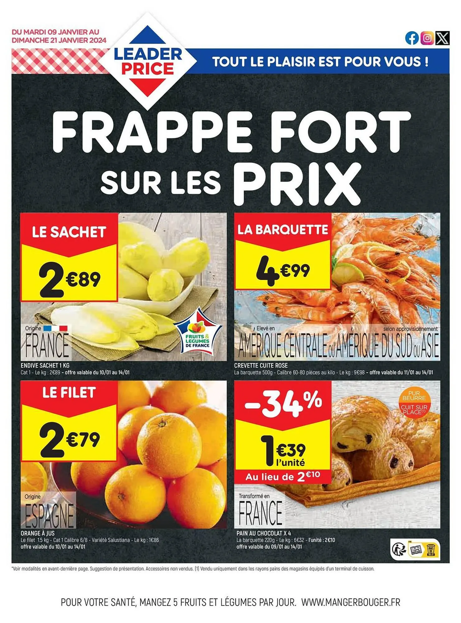 Catalogue Leader Price du 9 janvier au 21 janvier 2024 - Catalogue page 16