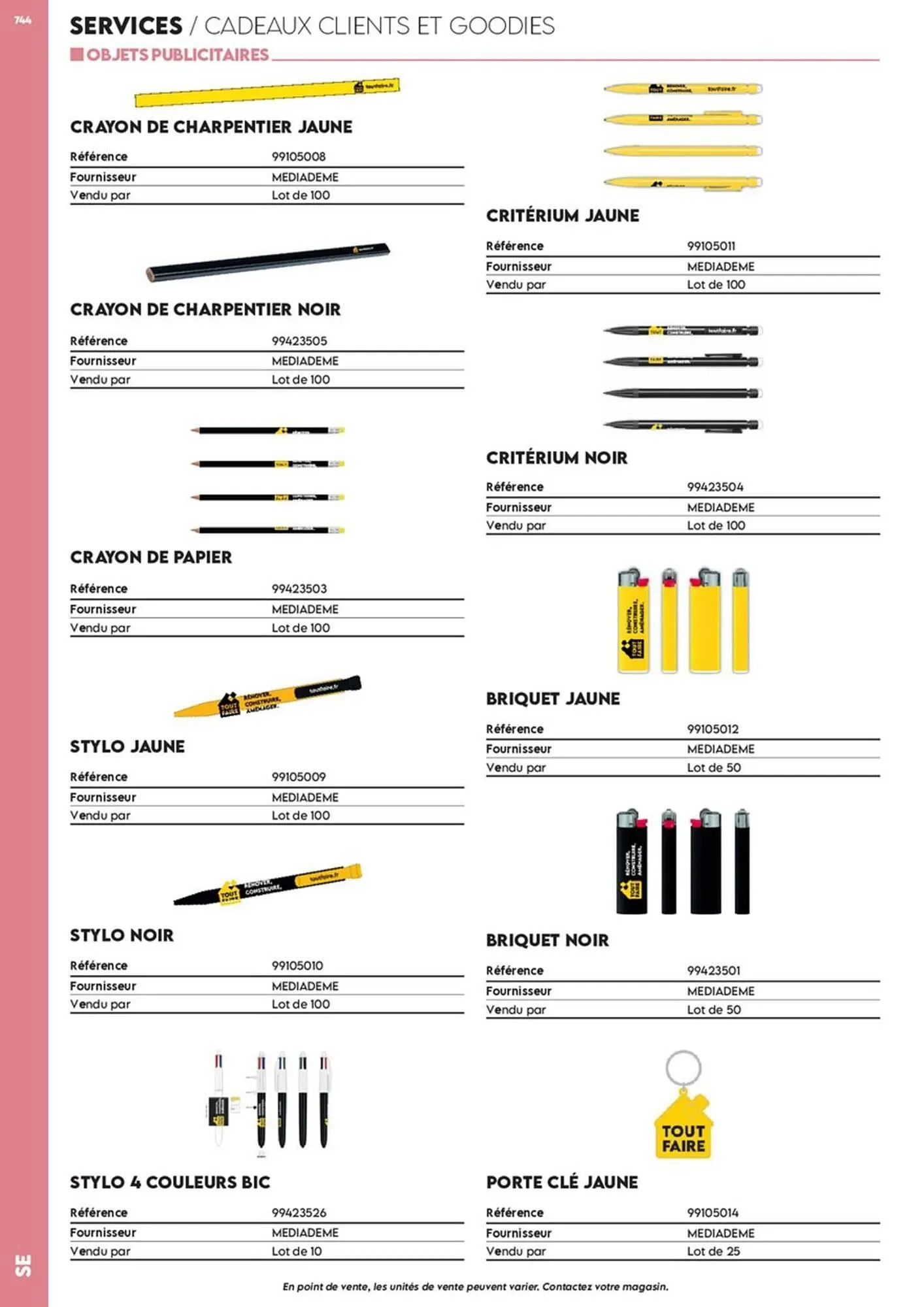 Catalogue Tout faire matériaux du 17 décembre au 30 décembre 2025 - Catalogue page 715