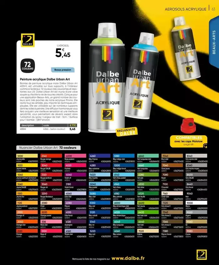CATALOGUE DALBE 2025 du 27 janvier au 31 décembre 2025 - Catalogue page 65