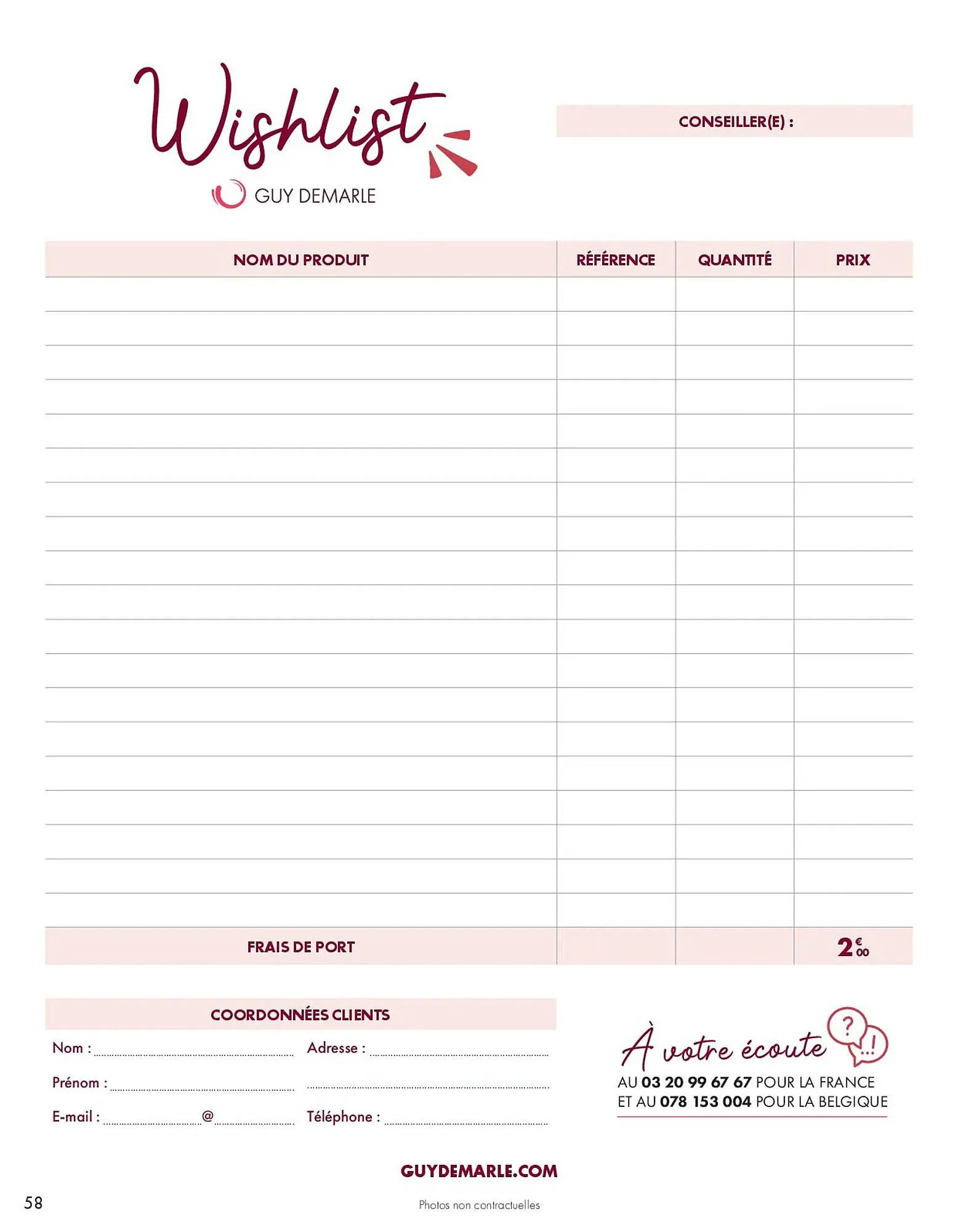 Catalogue Guy Demarle du 31 janvier au 31 août 2025 - Catalogue page 58