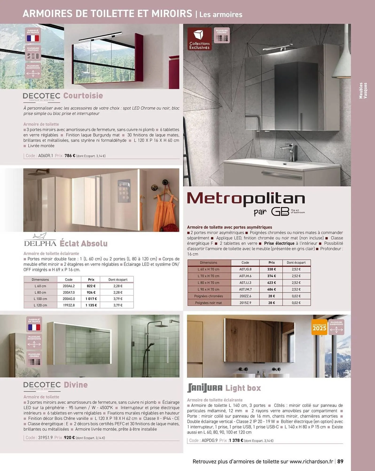Catalogue Richardson du 11 avril au 31 décembre 2025 - Catalogue page 91