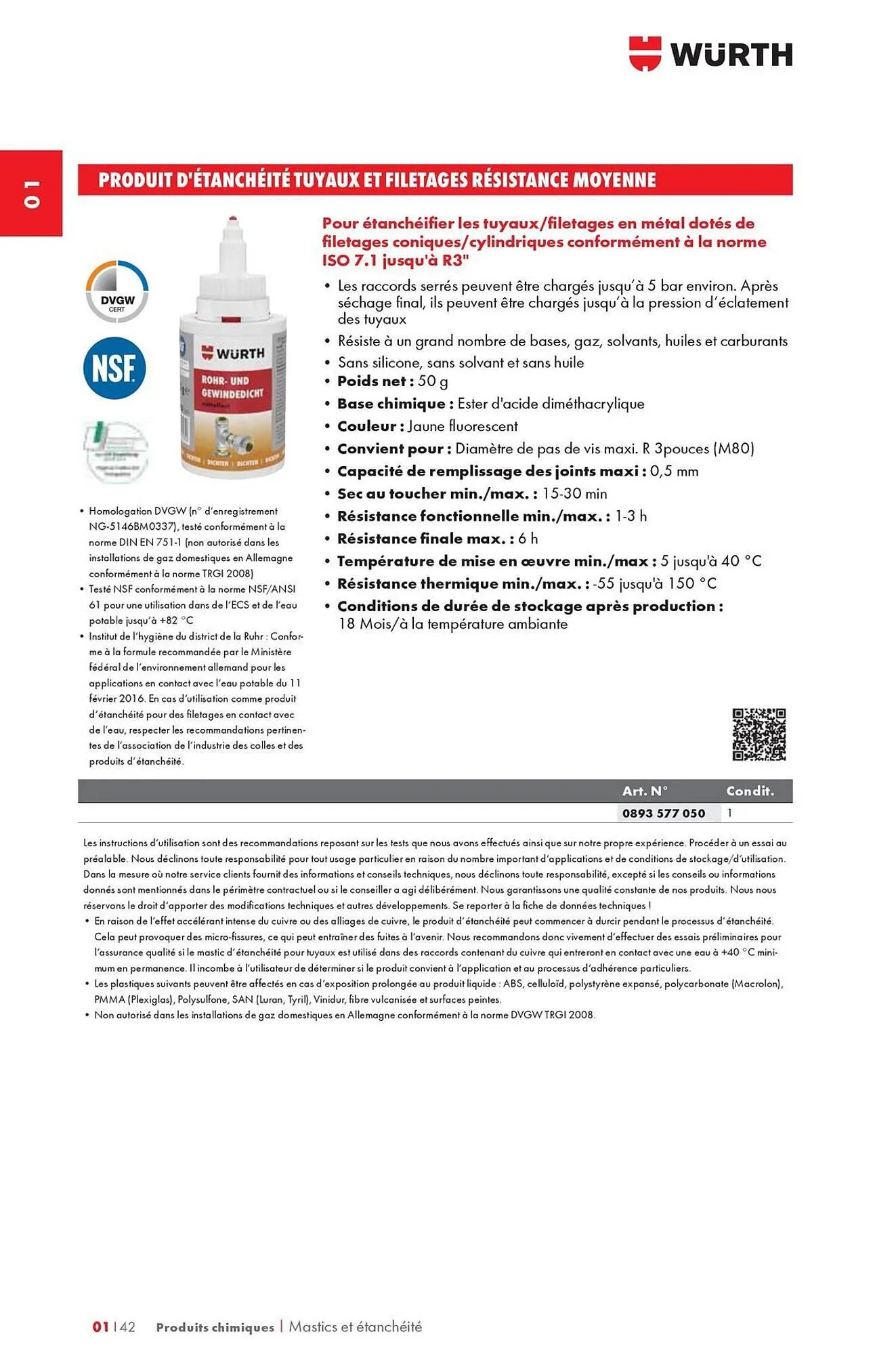 Catalogue Würth du 12 mai au 31 décembre 2025 - Catalogue page 50