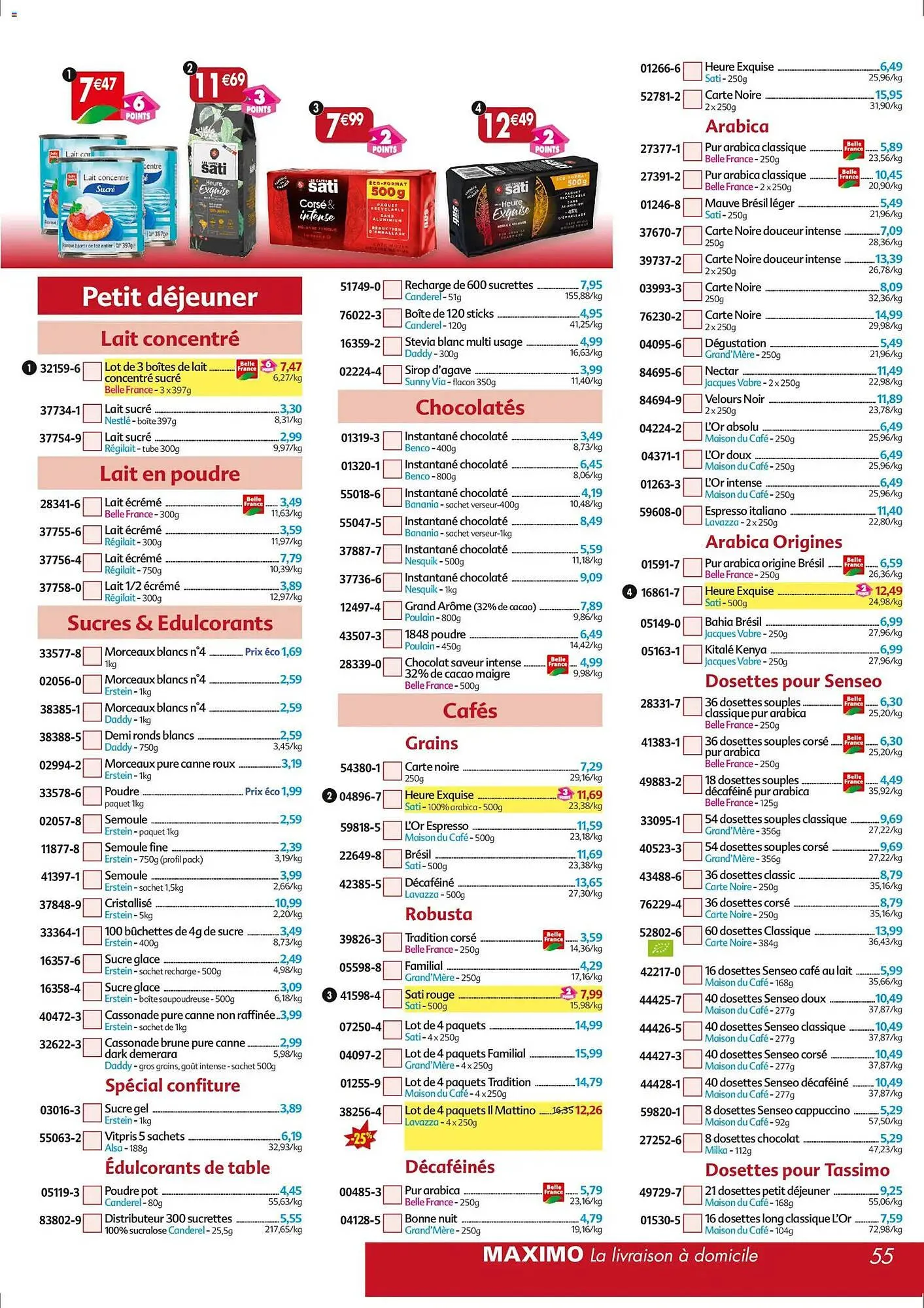 Catalogue Maximo du 24 octobre au 23 novembre 2025 - Catalogue page 55