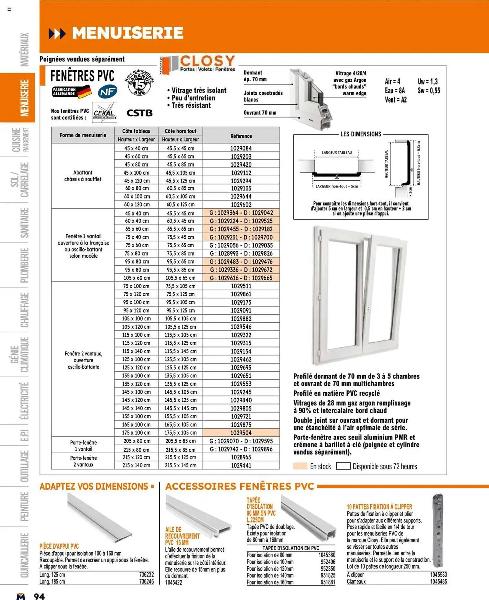 Catalogue Bricoman du 19 mars au 31 décembre 2025 - Catalogue page 94