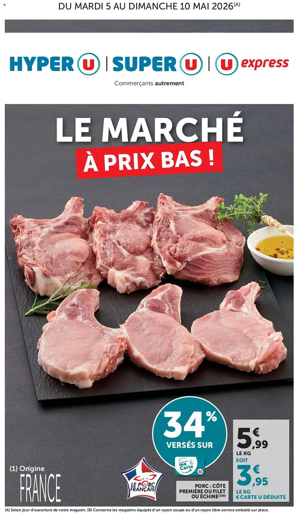 Catalogue U Express du 5 mai au 10 mai 2026 - Catalogue page 1