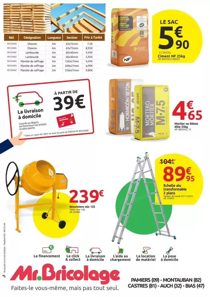 LES TRAVAUX nous RAPPROCHENT depuis 45 ans du 2 avril au 27 avril 2025 - Catalogue page 4