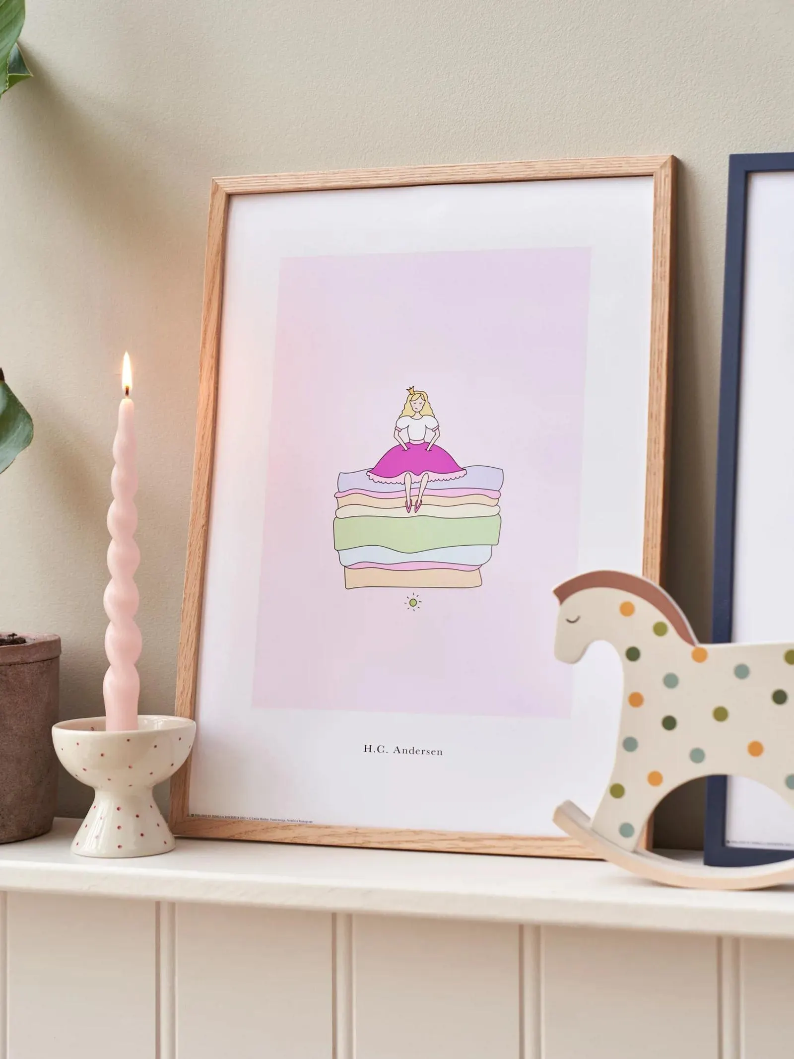 Affiche A3 La Princesse au petit pois