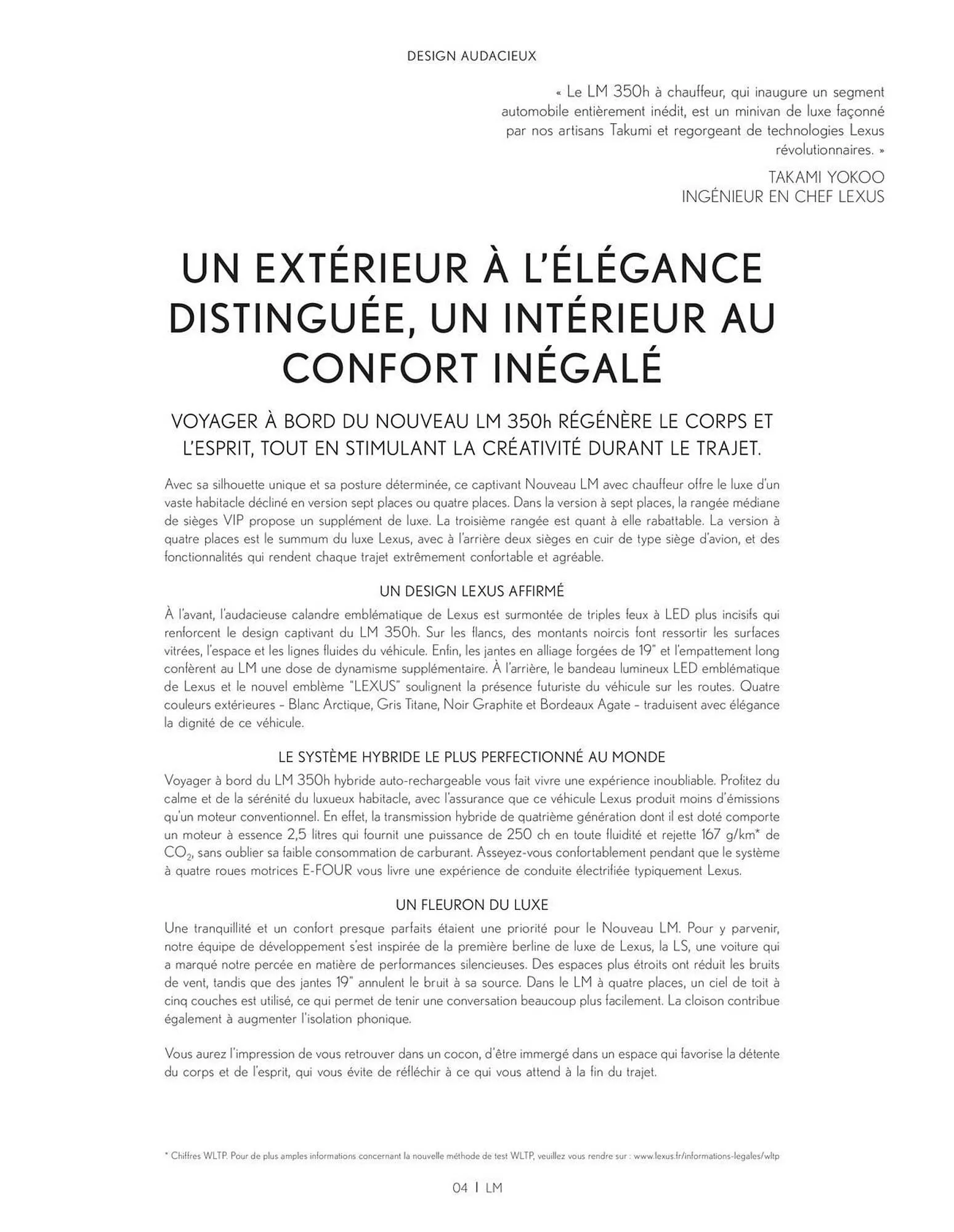Catalogue Lexus du 27 mars au 27 mars 2026 - Catalogue page 4