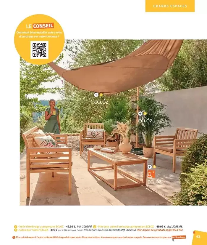 BARBEUC, SIESTE, PÉTANQUE PLACE À LA DÉTENTE du 27 février au 23 juin 2025 - Catalogue page 63