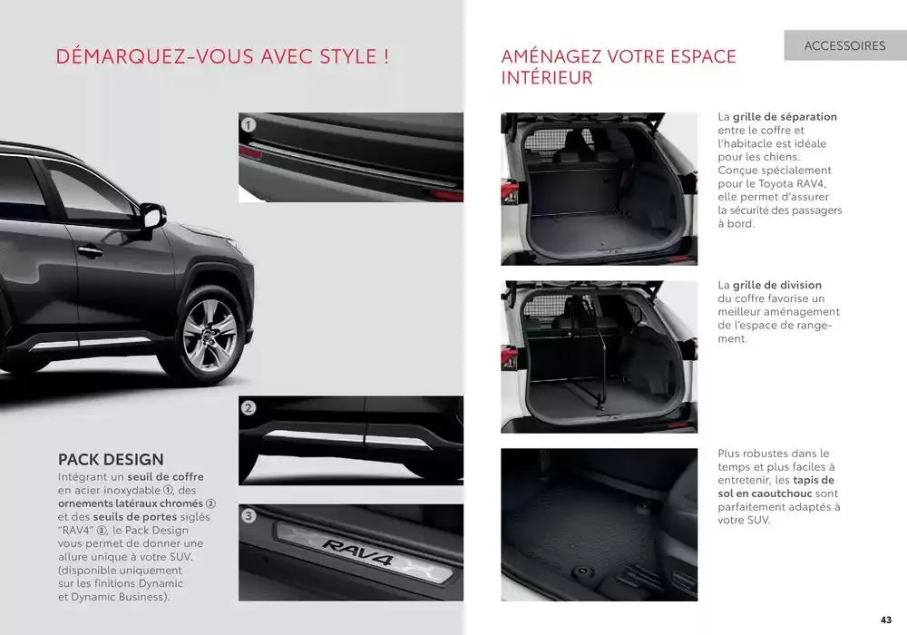 Toyota RAV4  du 27 janvier au 25 janvier 2026 - Catalogue page 43