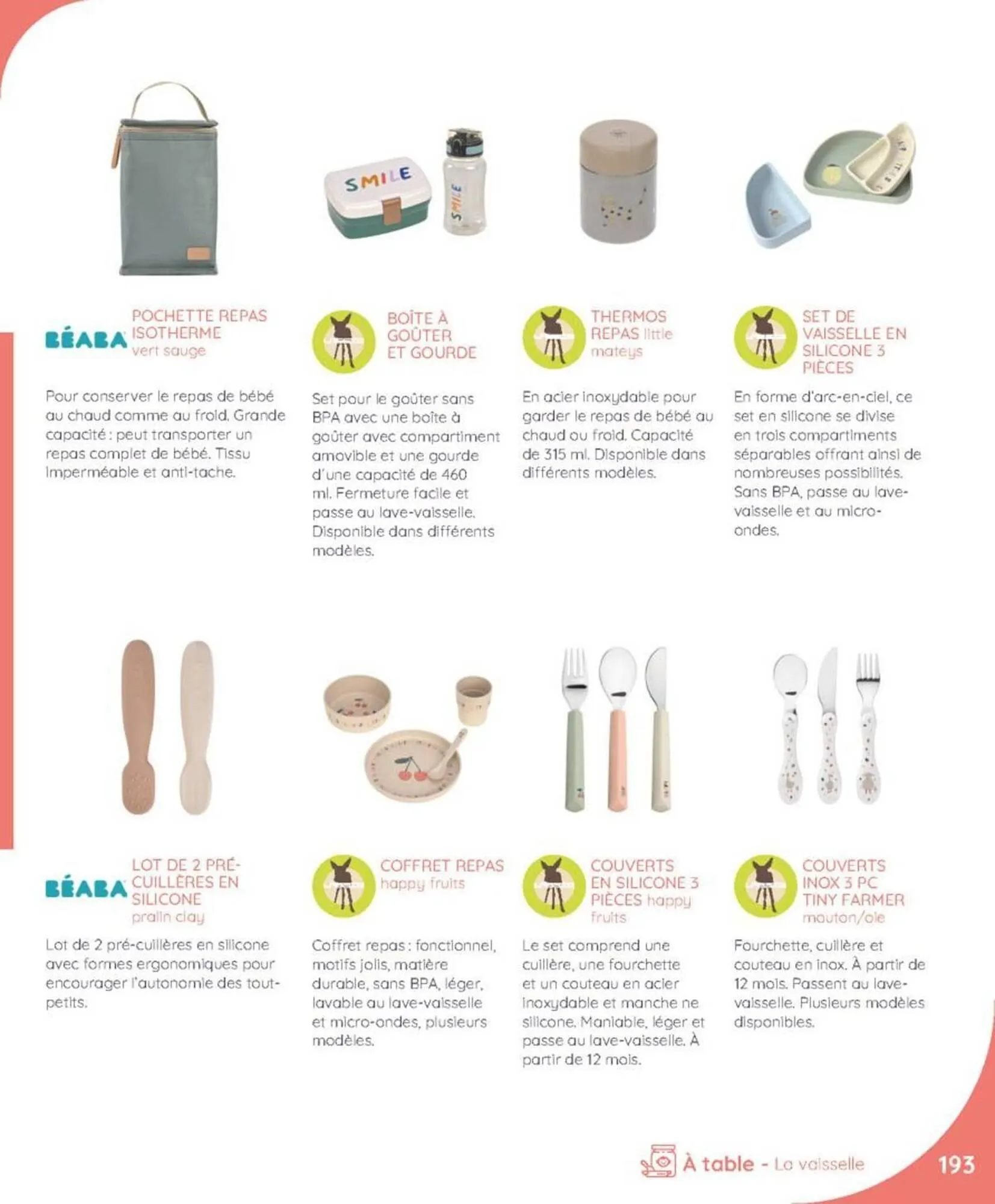 Catalogue autour de bébé du 18 juin au 1 novembre 2025 - Catalogue page 195