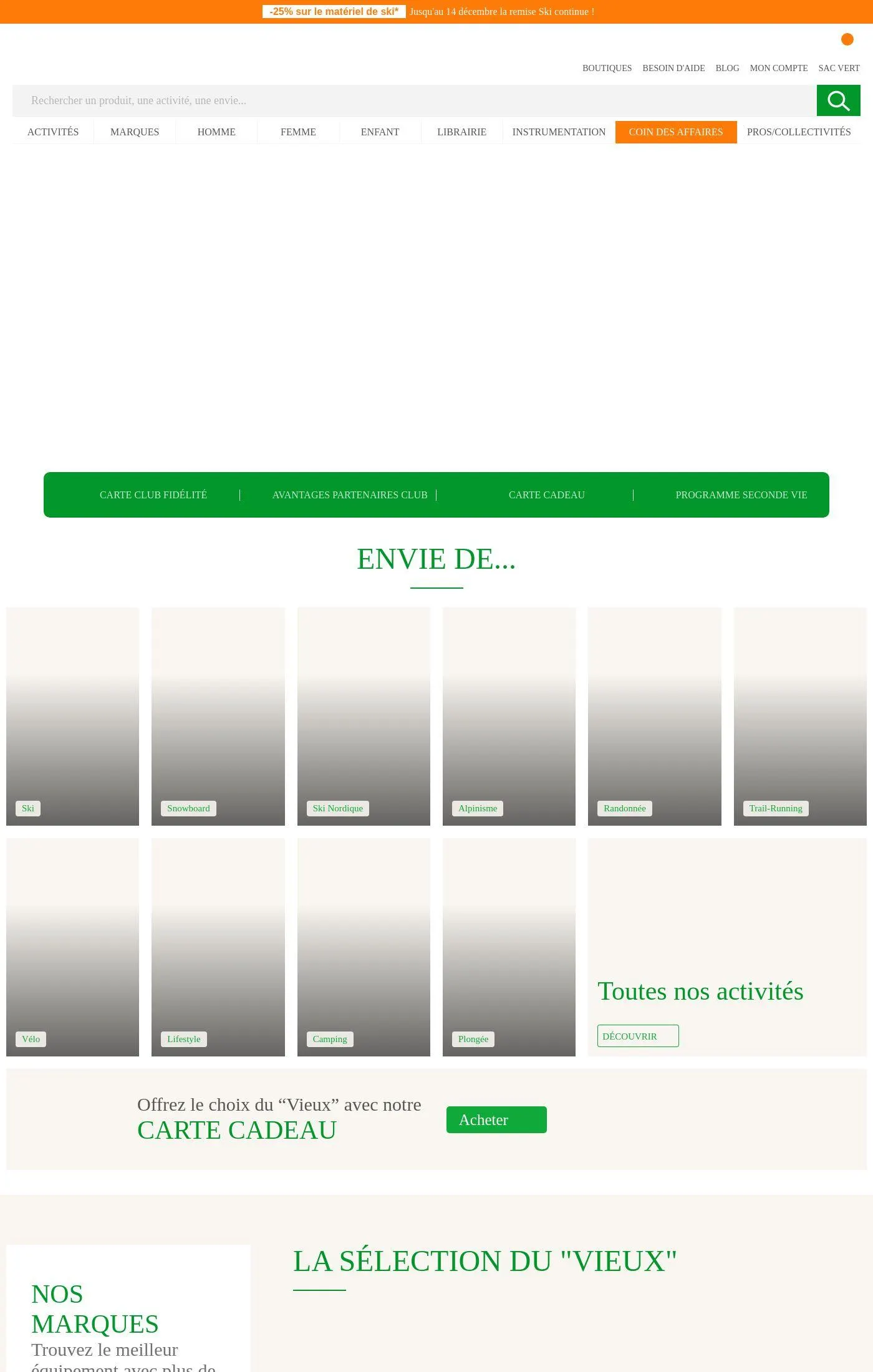 Au Vieux Campeur Catalogue actuel - 1