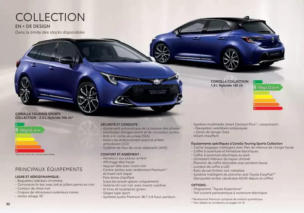 Toyota Corolla  du 2 décembre au 30 novembre 2025 - Catalogue page 32
