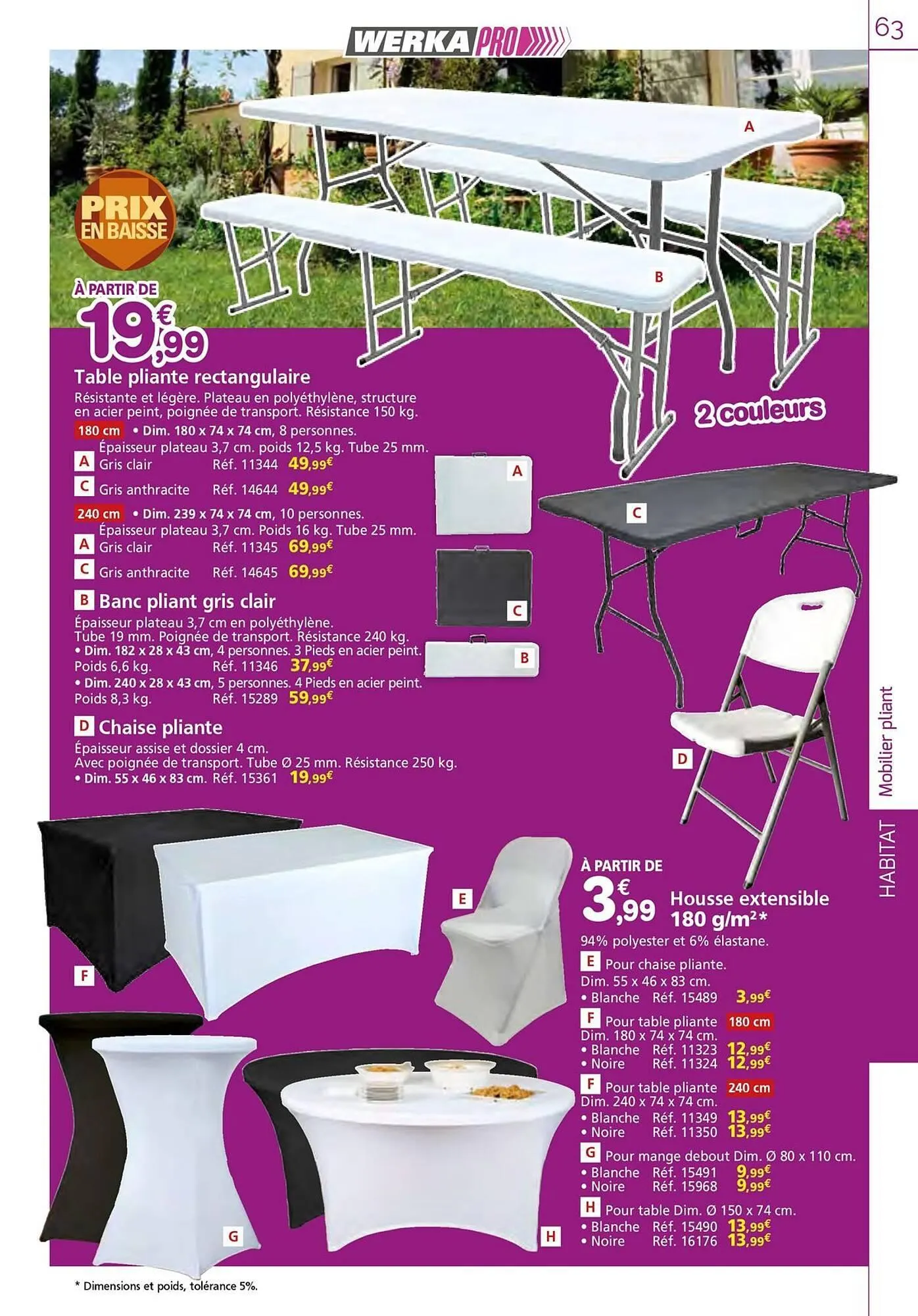 Catalogue Provence Outillage du 9 septembre au 30 novembre 2025 - Catalogue page 63