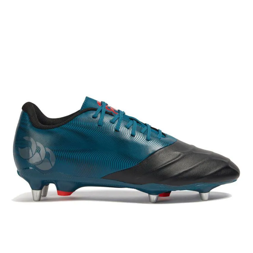 Chaussure Rugby Homme Phoenix Genesis Bleu/Noir Hybride Terrain Mixte - Canterbury