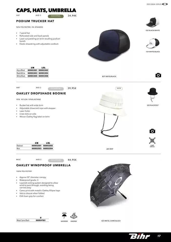 OAKLEY Casual 2025 du 27 mars au 31 décembre 2025 - Catalogue page 17