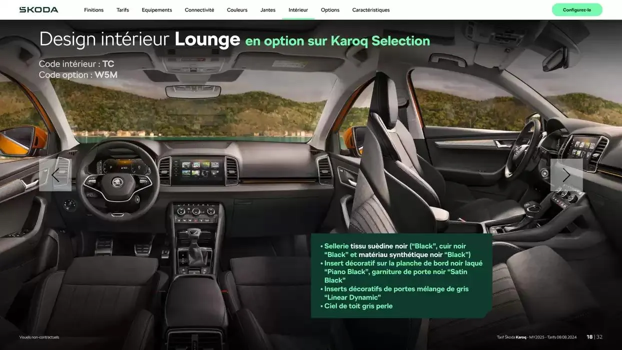 Karoq Selection 1.5 TSI 150 ch DSG7 du 17 octobre au 17 octobre 2025 - Catalogue page 18