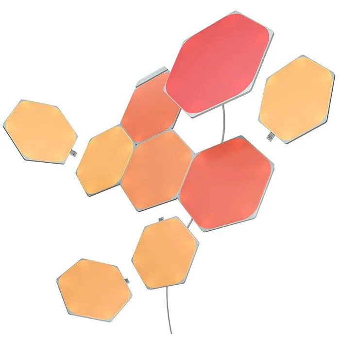 Nanoleaf Shapes Hexagons Starter Kit - 9 pièces -Seconde Vie-Très Bon Etat