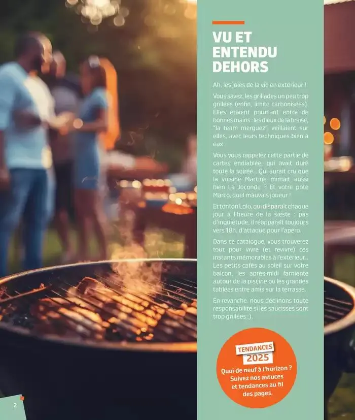 BARBEUC, SIESTE, PÉTANQUE PLACE À LA DÉTENTE du 27 février au 23 juin 2025 - Catalogue page 2