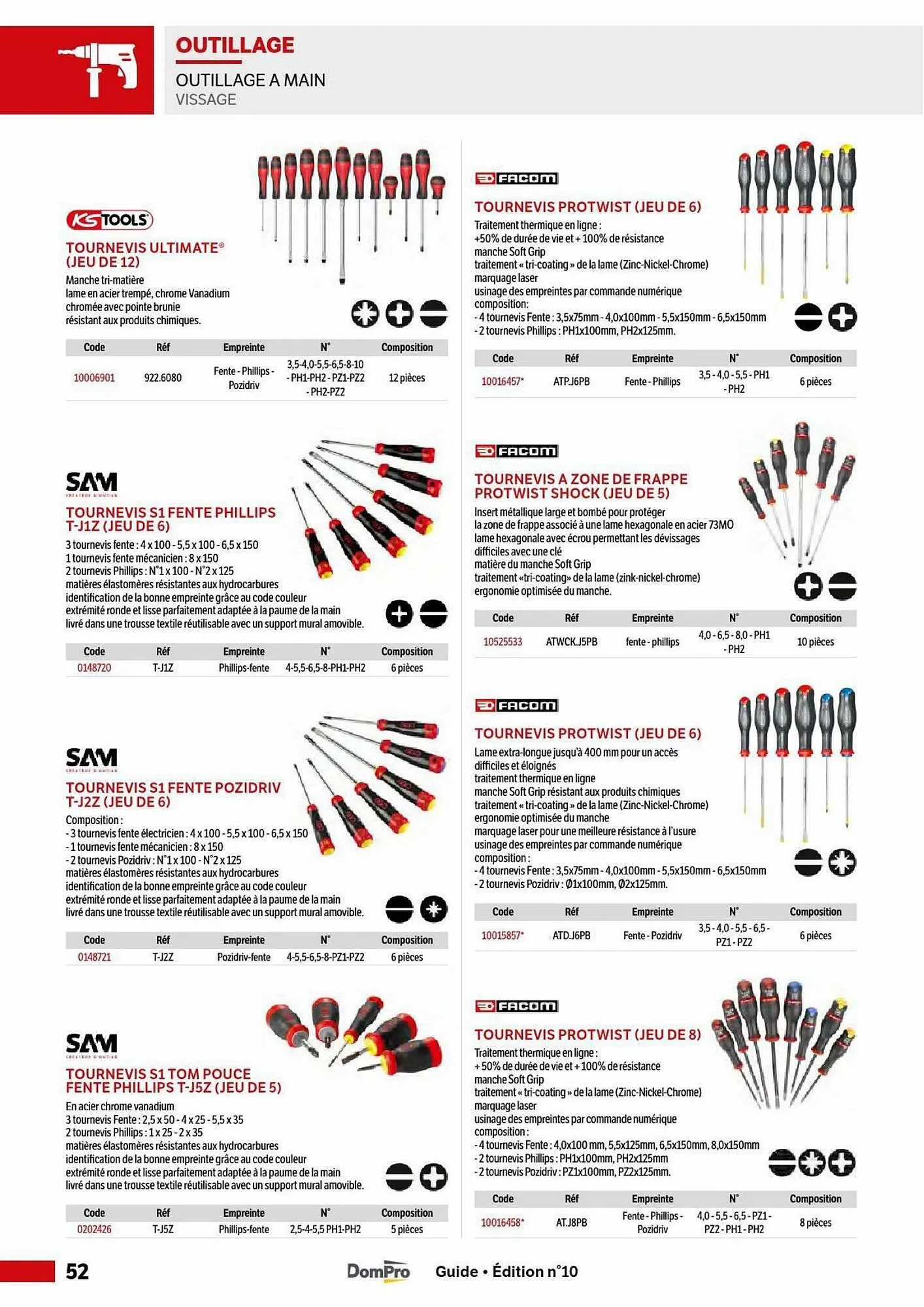 Catalogue DomPro du 5 mai au 30 août 2025 - Catalogue page 52