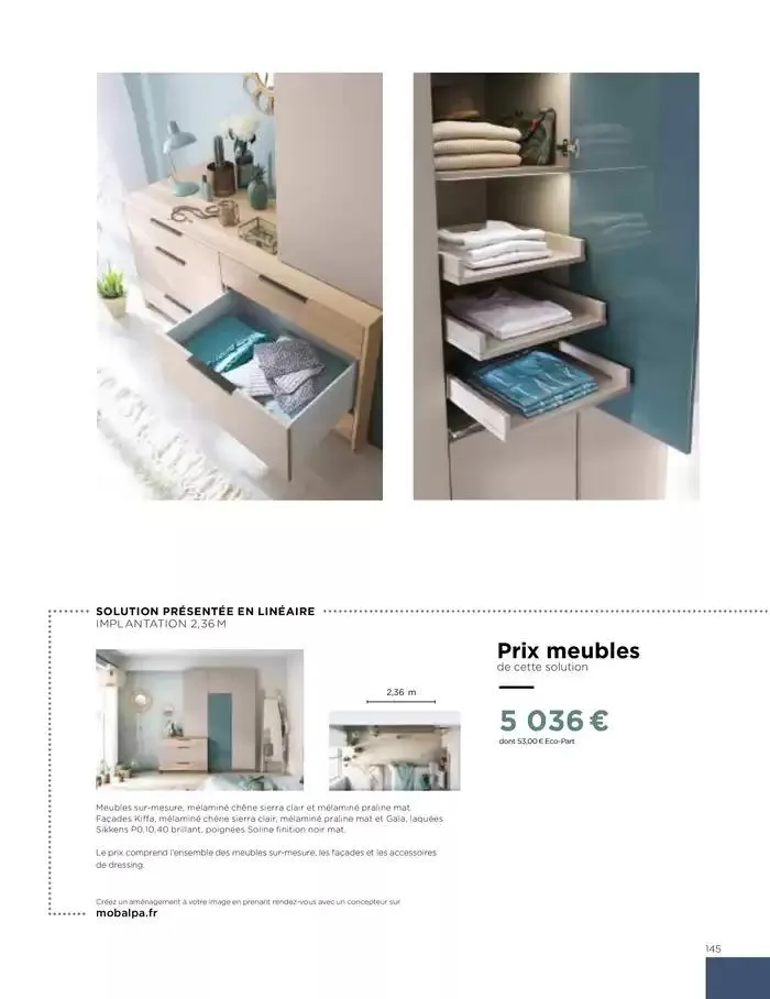 Cuisines & aménagements sur-mesure du 6 mars au 31 décembre 2025 - Catalogue page 147