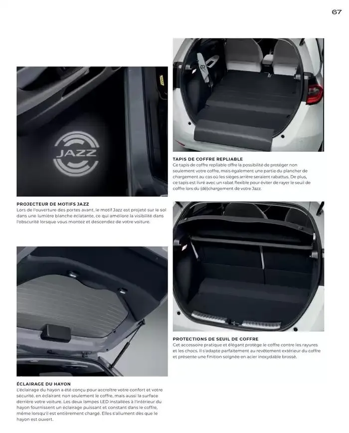 JAZZ e: Hev HYBRID du 7 janvier au 31 mai 2025 - Catalogue page 67