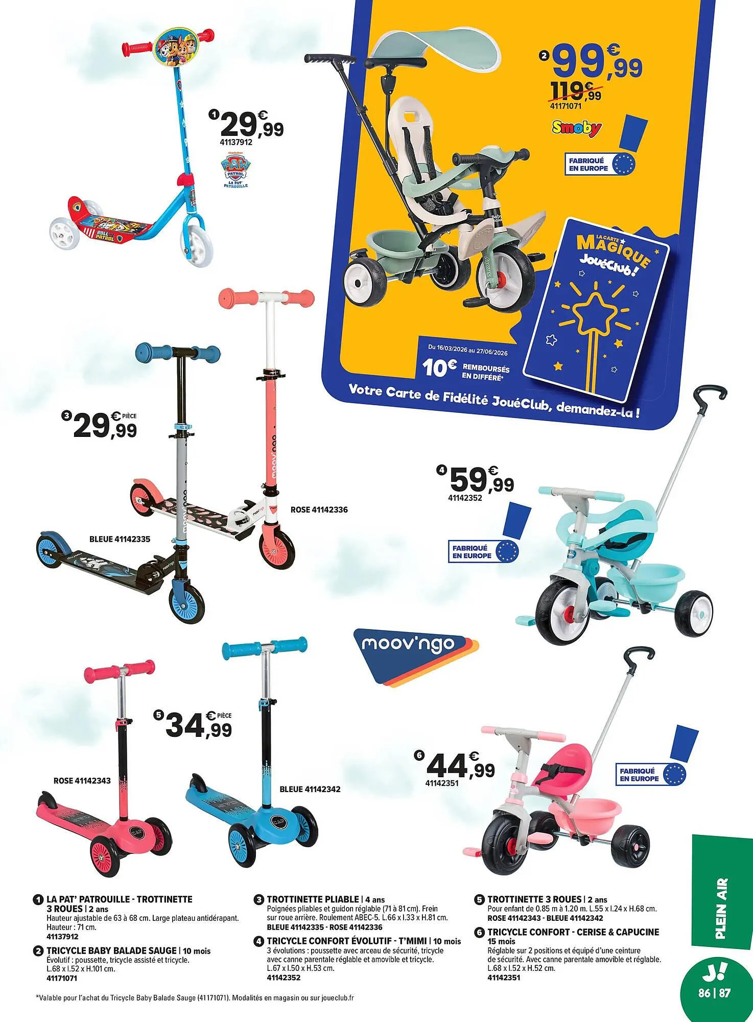 Catalogue JouéClub du 4 mars au 6 avril 2026 - Catalogue page 87