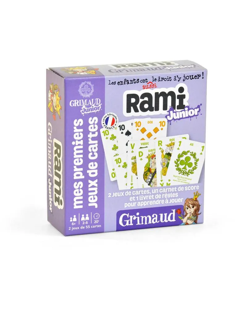 JEU DE RAMI JUNIOR 2 X 54 CARTES