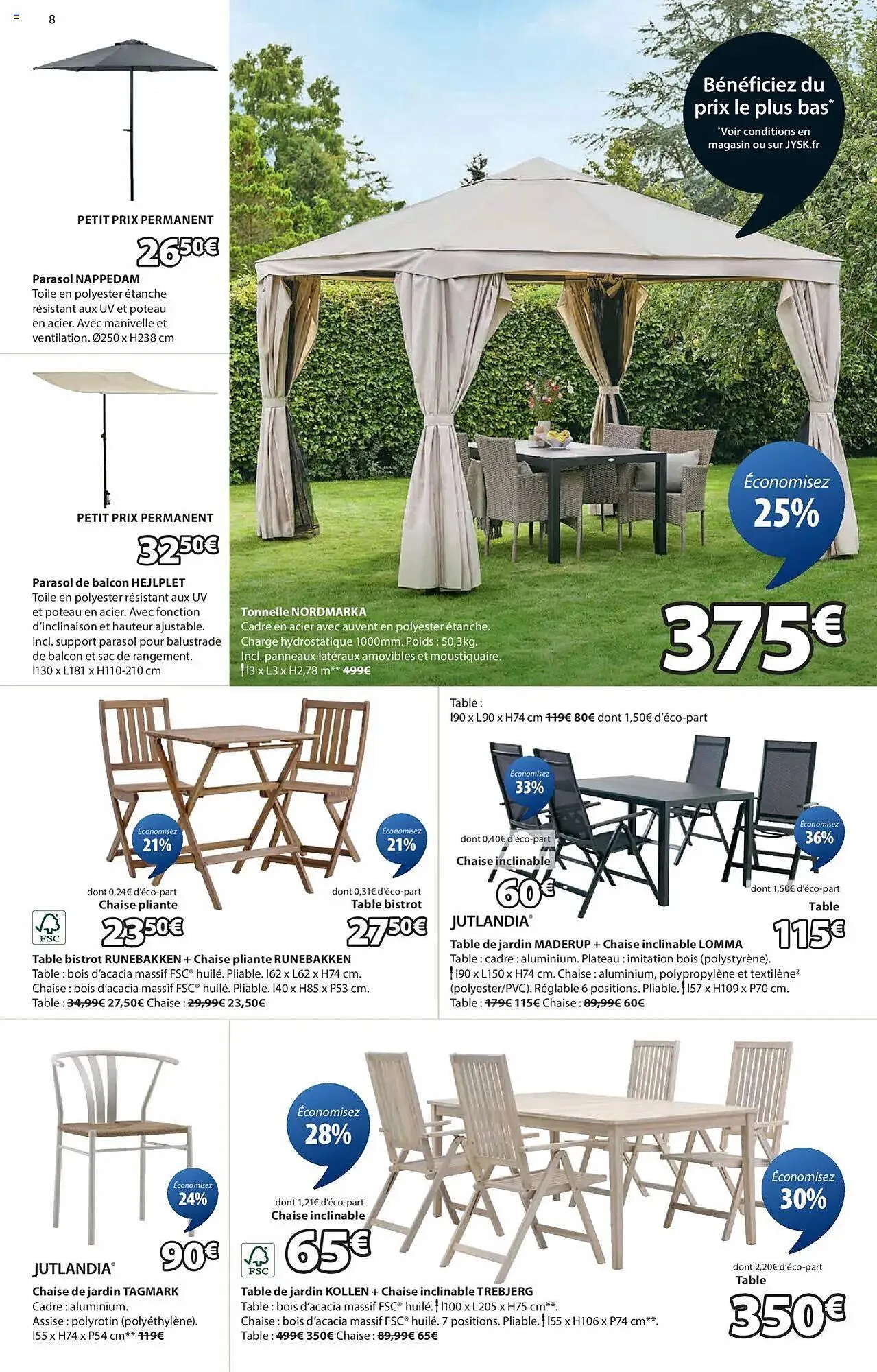 Catalogue JYSK du 24 juin au 21 juillet 2025 - Catalogue page 8
