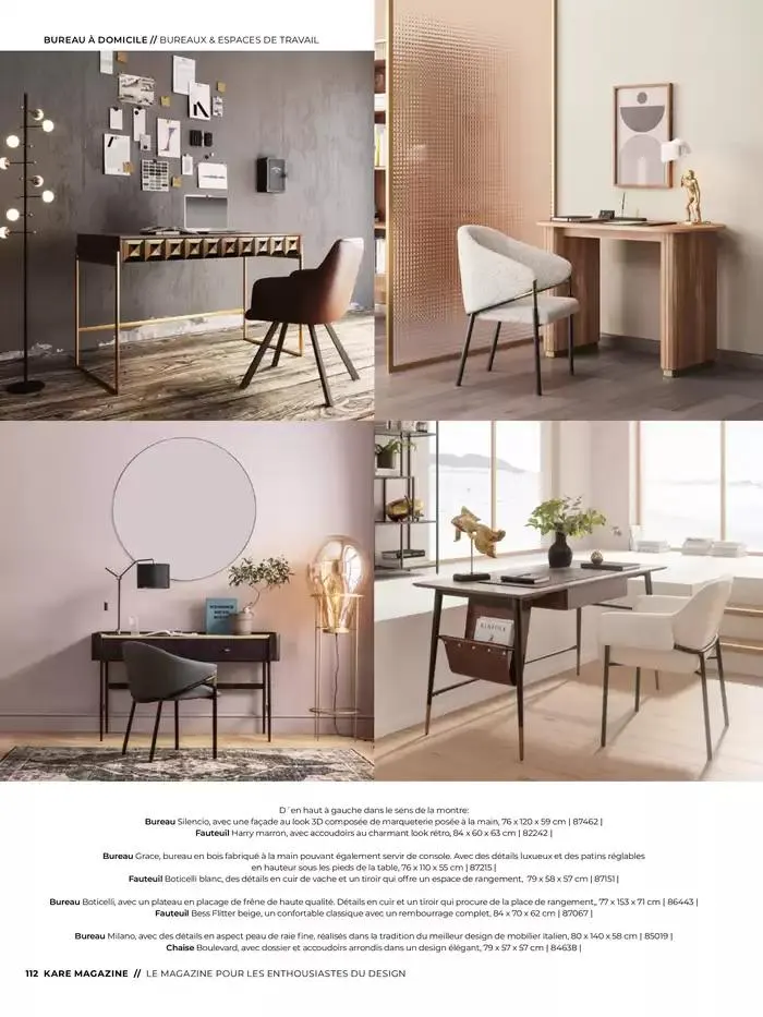 LE MAGAZINE POUR LES ENTHOUSIASTES DU DESIGN du 6 février au 31 décembre 2025 - Catalogue page 112